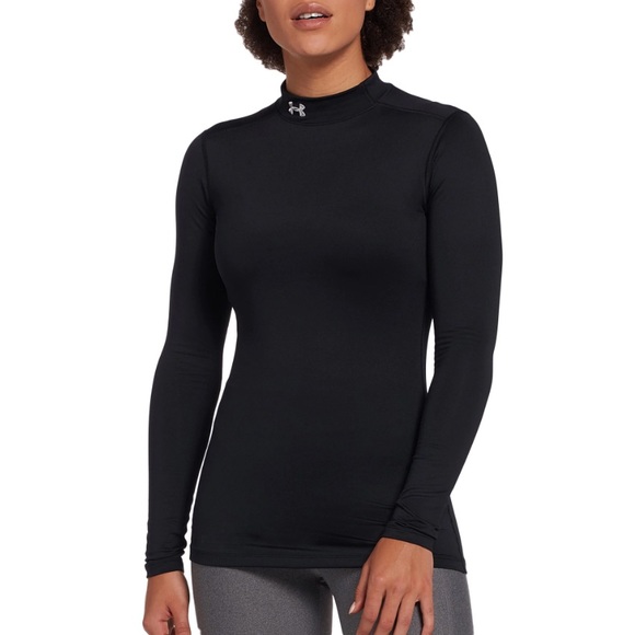 Under Armour fitted cold gear mockneck shirt - Picture 1 of 3